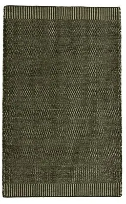 Woud Rombo Matto 240x170 cm Off White/Sammalenvihreä