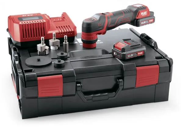 Flex akkupohjainen kiillotuskone PXE 80 10.8-EC/2.5 Set