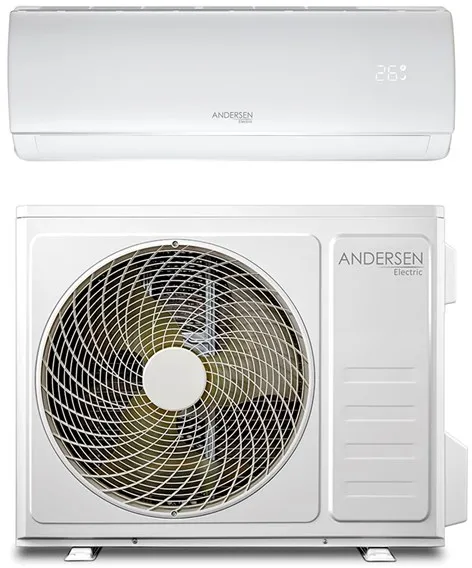 Andersen Electric AE 12000 ilma/ilma-lämpöpumppu WiFillä, 3,8 kW, 5–72 m², valkoinen